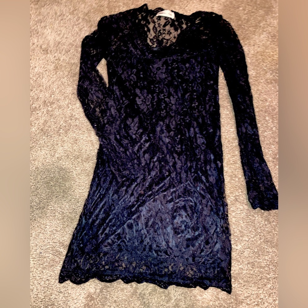 Eunice Lai black lace dress
